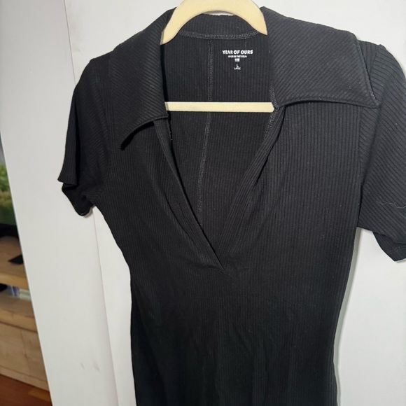 YEAR OF OURS Polo Romper in Black - Size Large - Picture 3 of 9